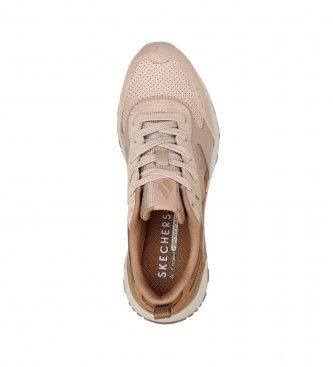 Skechers Sunny Street Leather Sneakers - Sunsetters brown