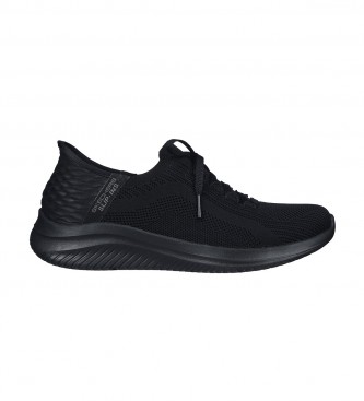 Skechers Trainers Tonal Stretch Knit Fixed Laced black