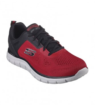 Skechers Track Broader Shoes czerwony, czarny