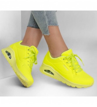 Skechers Schoenen Uno geel