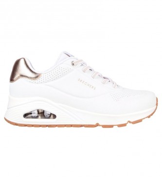 Skechers Uno Shimmer Away Sneakers white