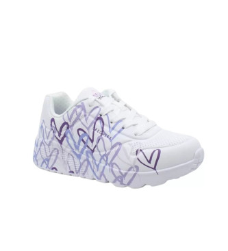 Skechers Chaussures Uno blanc, violet