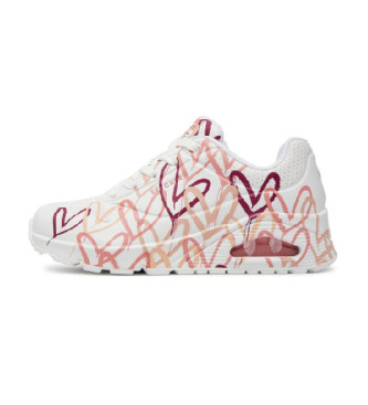 Skechers Shoes Uno white, pink