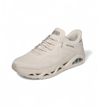 Skechers Uno Glide beige tr�ningsskor