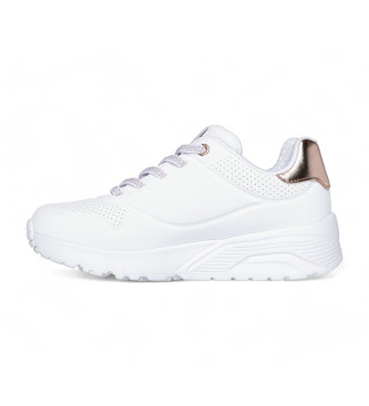 Skechers Scarpe da ginnastica bianche metallizzate Uno Lite