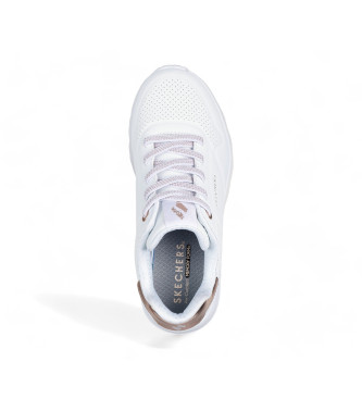 Skechers Superge Uno Lite Metallic white