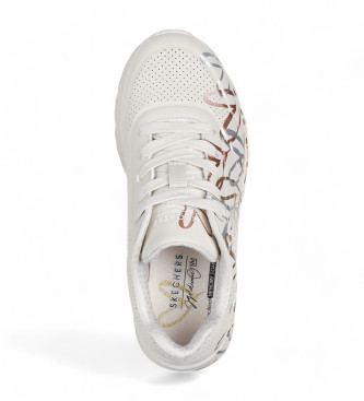 Skechers Trenerzy Uno Lite Metallic Love beżowy