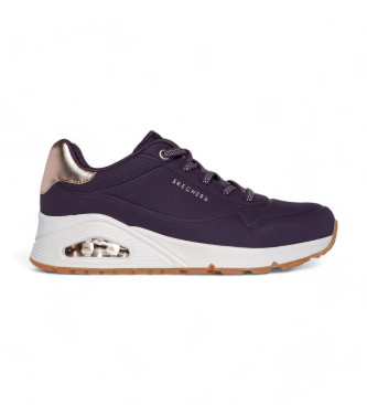 Skechers Sapatilhas Uno Shimmer Away roxo escuro