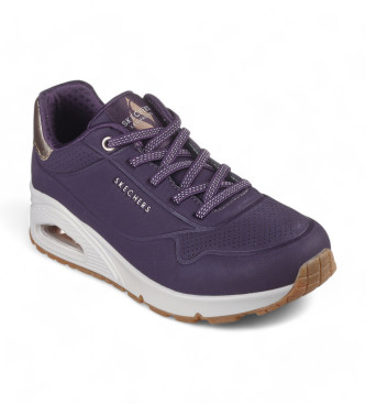 Skechers Sneaker Uno Shimmer Away lilla scuro