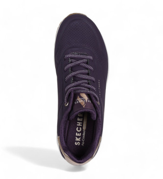 Skechers Trenerzy Uno Shimmer Away ciemnofioletowy