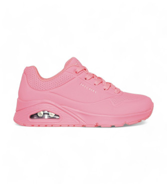 Skechers Uno Stand On Air coral trainers