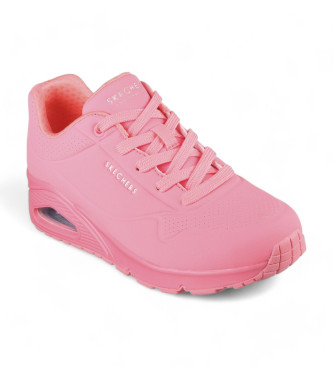 Skechers Uno Stand On Air coral trainers