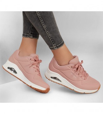 Skechers UNO Stand On Air Shoes rosa
