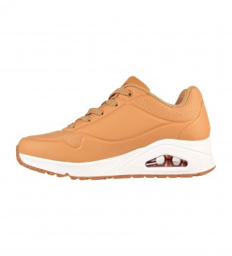 Skechers UNO Stand On Air shoes orange brown
