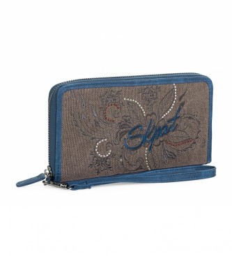 Skpat Wallet 95602 Blue -11x20,5cm