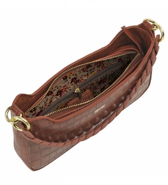 Skpat SKPAT women's shoulder bag with 2 interchangeable handles 312478 colour brown