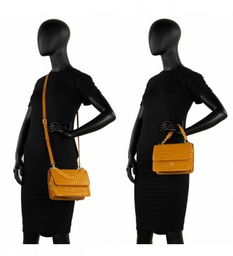 Skpat SKPAT shoulder bag with 2 interchangeable straps 312458 ochre colour