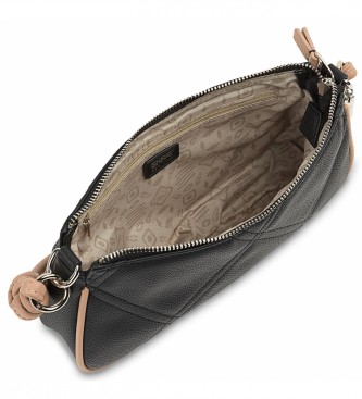Skpat SKPAT sac à bandoulière pour femmes avec 2 poignées interchangeables 311878 couleur noir/taupe