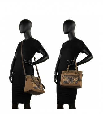 Skpat Casual shoulder bags with shoulder strap  312781 brown -28x23x15cm
