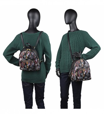 Skpat Multifunctional backpack black - 24x26x9,5cm