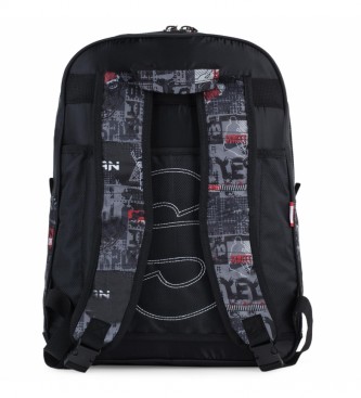 Skpat Boy's Backpack with Straps to Adapt to Trolley 131601 black -33x42x15cm