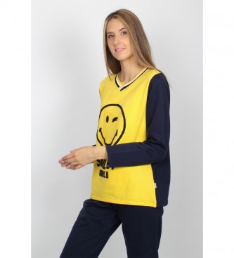 Aznar Innova Pajama Manga Comprida Fototipos amarelo