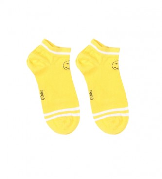 Aznar Innova Smiley Socks geel