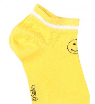 Aznar Innova Chaussettes Smiley jaunes