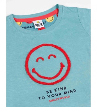 Aznar Innova Piżama z krótkim rękawem SMILEY Do Things niebieska