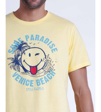 Aznar Innova Pyjama Manches courtes Surf Paradise jaune