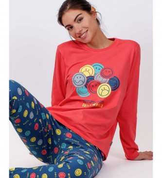 Aznar Innova Great Things pyjama oranje, blauw