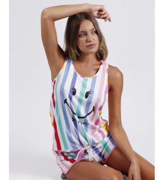 Aznar Innova SMILEY Pijama Tirantes Rainbow multicolor