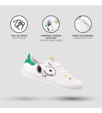 Cerdá Group Zapatillas Snoopy Blanco - Tienda calzado, moda y complementos - zapatos marca y zapatillas marca
