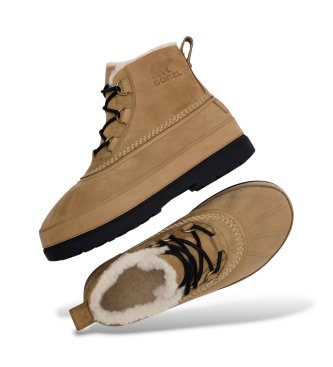 Sorel Waterproof Ambler chukka boots in beige