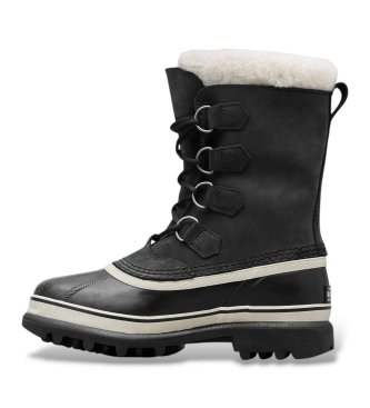 Sorel Black Caribou waterproof snow boots