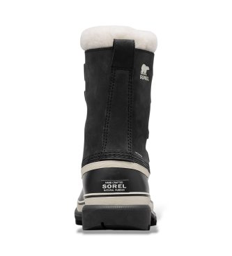 Sorel Black Caribou waterproof snow boots