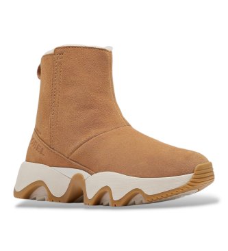Sorel Botas de couro Kinetic Impact castanho