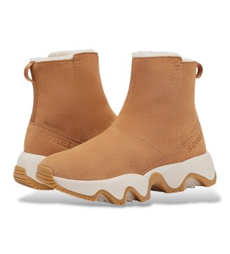 Sorel Botas de couro Kinetic Impact castanho