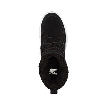 Sorel Explorer next leather ankle boots black
