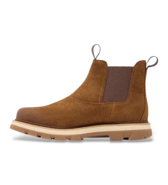 Sorel Stivaletti Chelsea in pelle impermeabili Lark-47 marrone