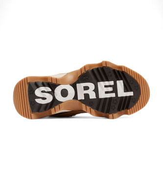 Sorel Skórzane buty Kinetic Impact Conquest Plus w kolorze brązowym