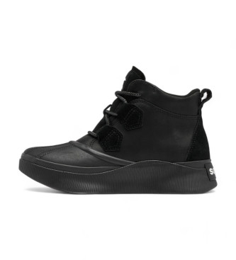 Sorel Out N About IV Leather Sneakers black