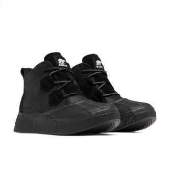 Sorel Out N About IV Leather Sneakers black