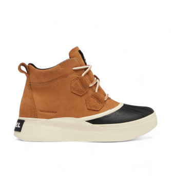 Sorel Out N About IV Leather Sneakers brown