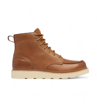 Sorel Bottines en cuir marron clair Slabtown 62 Moc