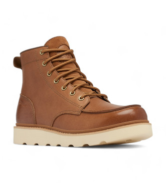 Sorel Slabtown 62 Moc Hellbraune Lederstiefeletten