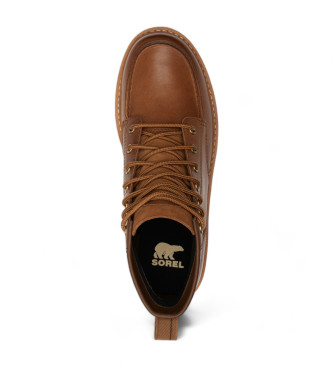 Sorel Slabtown 62 Moc Hellbraune Lederstiefeletten