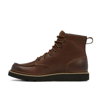 Sorel Slabtown 62 Moc Braune Lederstiefeletten