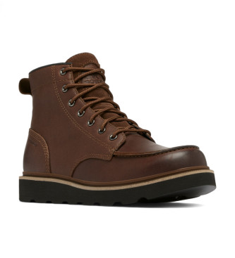 Sorel Slabtown 62 Moc Braune Lederstiefeletten