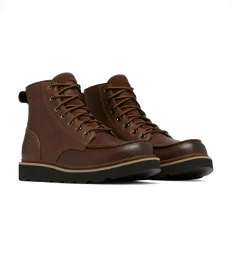 Sorel Slabtown 62 Moc Braune Lederstiefeletten